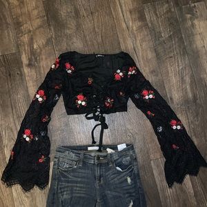 Floral Lace Top
